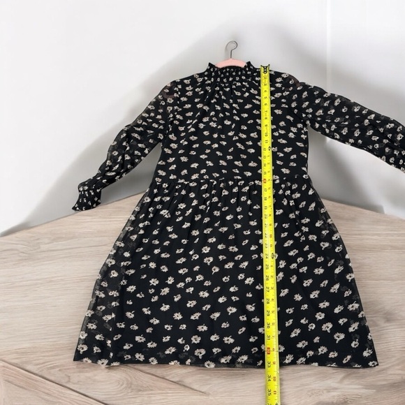 Madewell Mistlight Mock neck Dress In Seattle Floral Size S - Picture 9 of 13